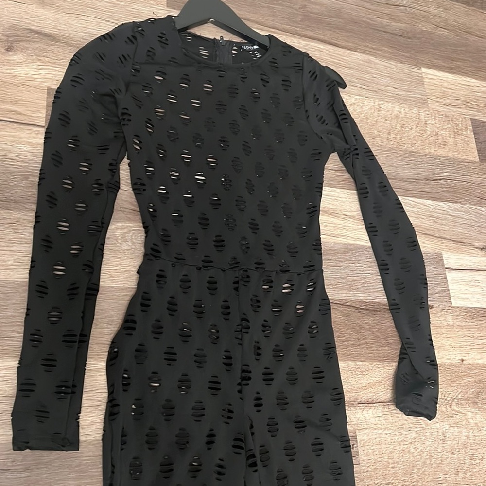 Fashion nova stretchy jumpsuit size XS